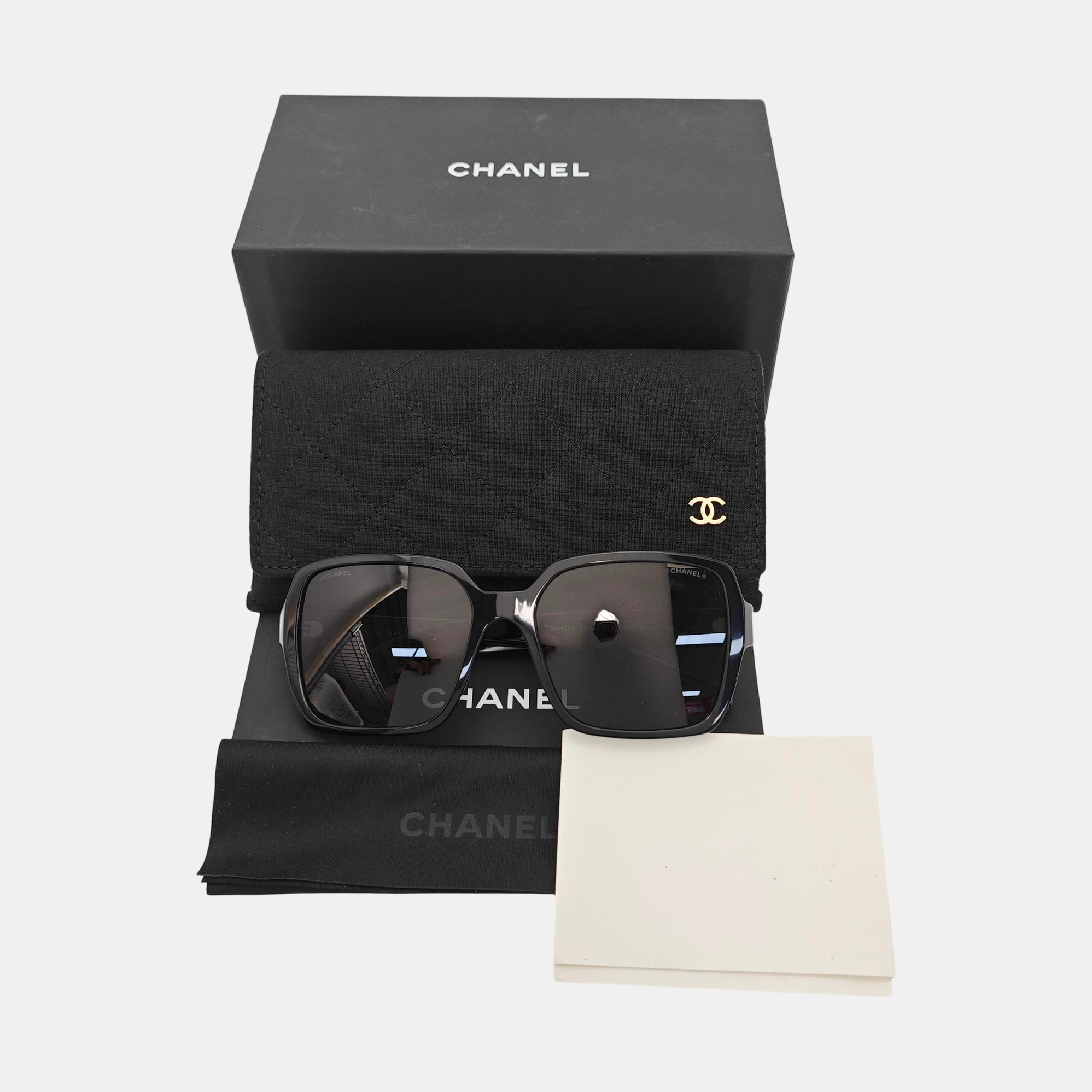 Synthetic Sunglasses Black