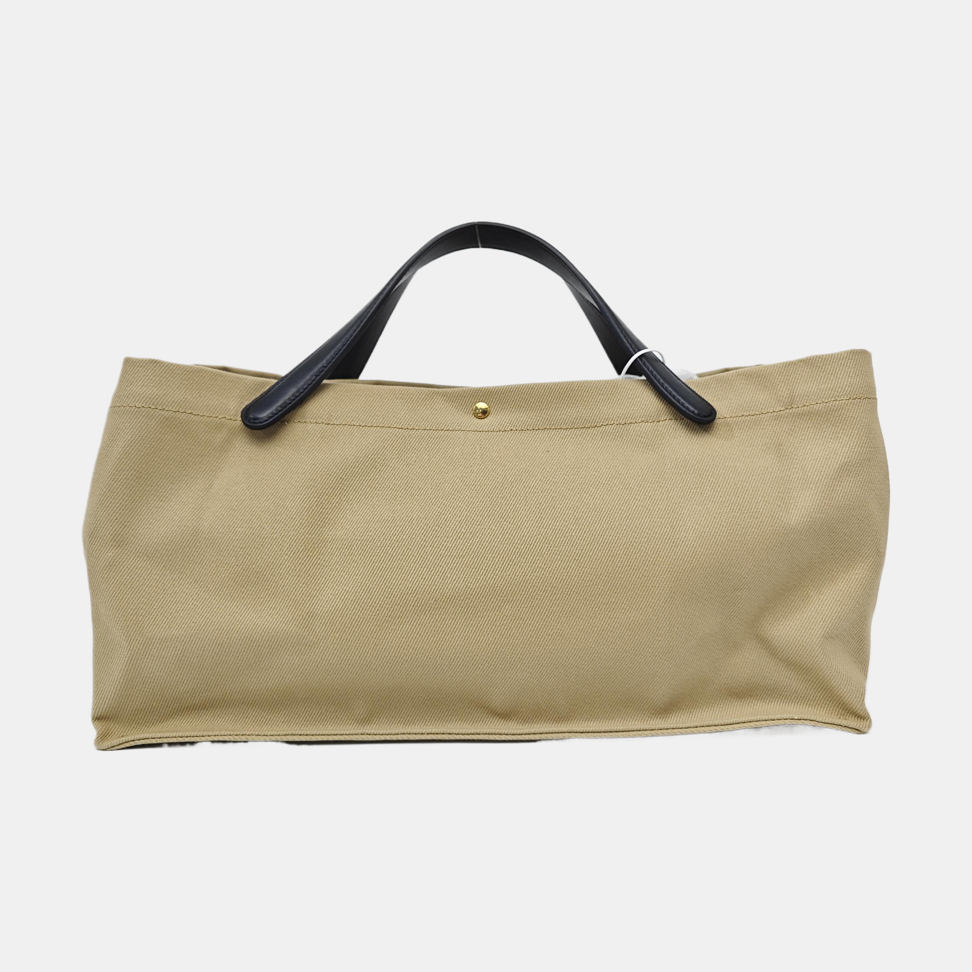 Canvas Tote Bag Beige