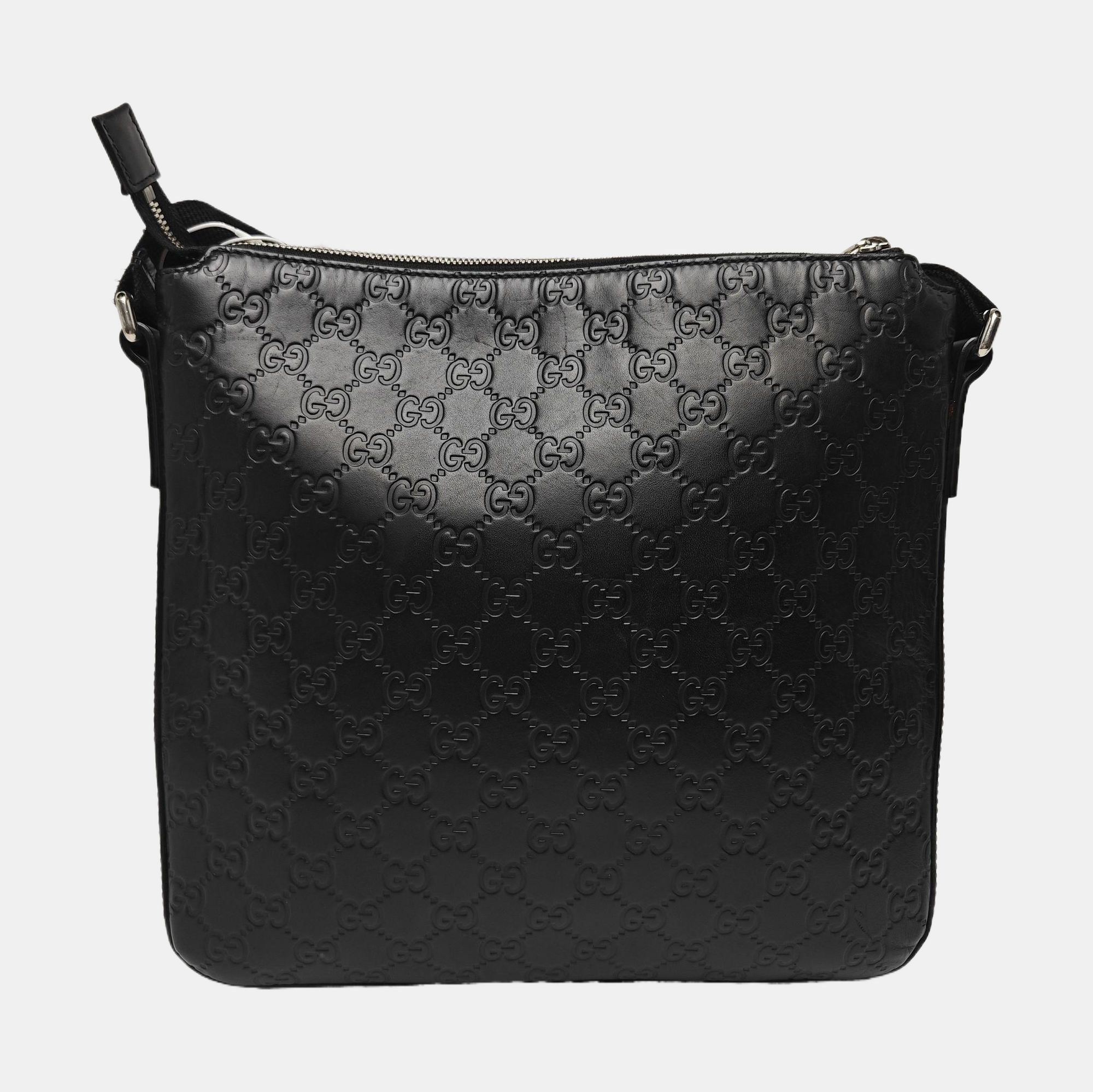 Signature Monogram Calfskin Black