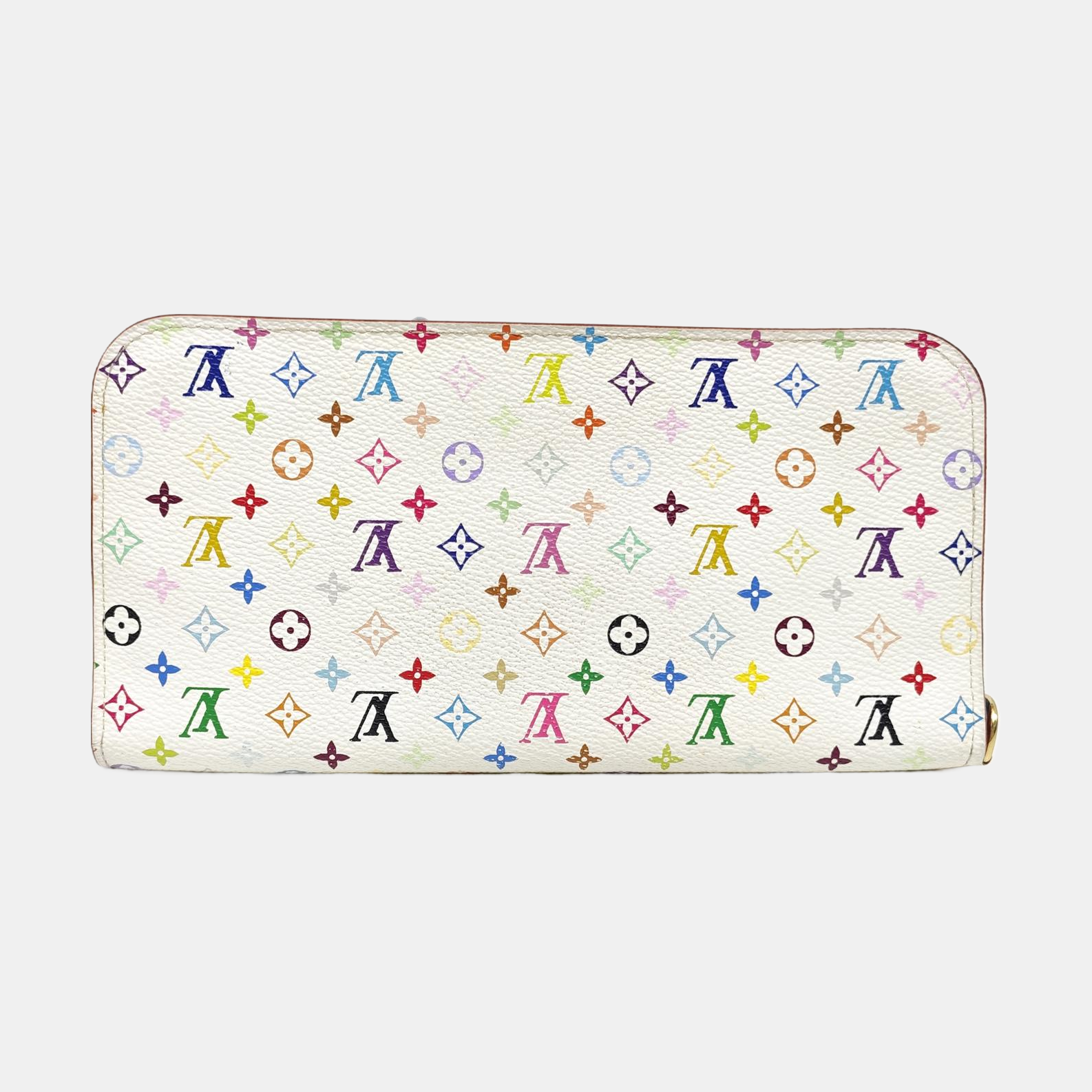LV × TM INSOLITE Monogram Coated Canvas White Wallet