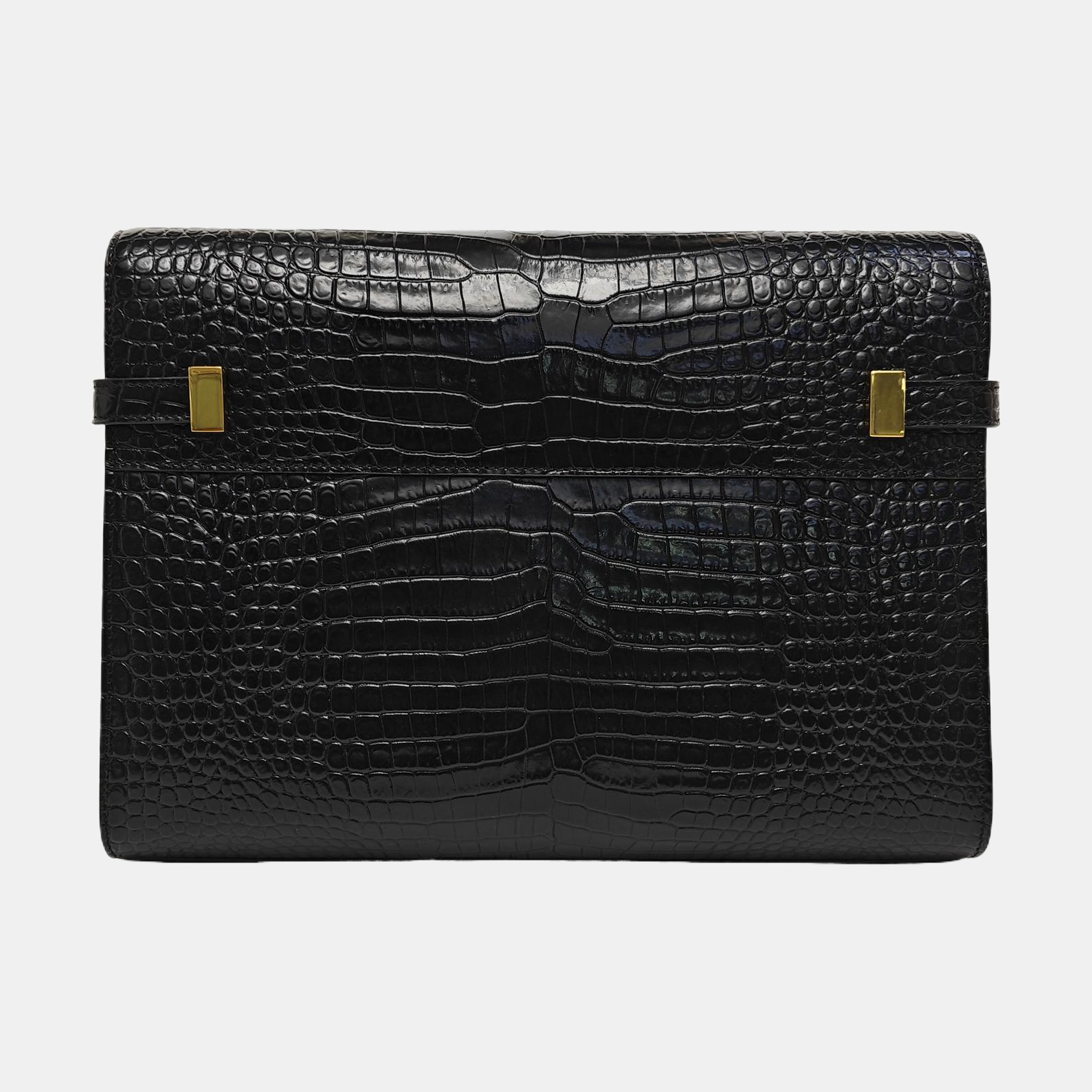 MANHATTAN Medium Calfskin Black