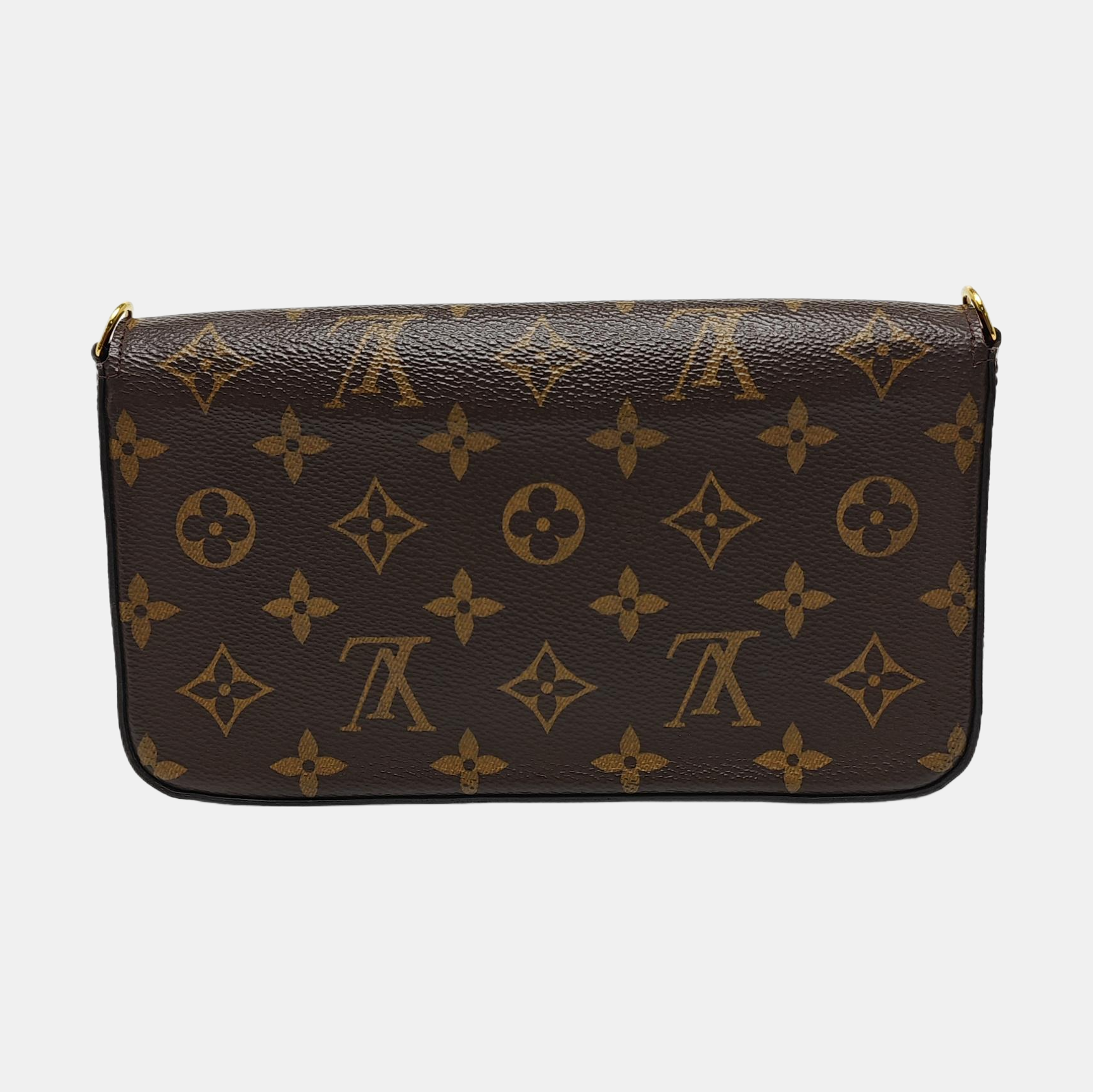 FÉLICIE Monogram Coated Canvas Brown