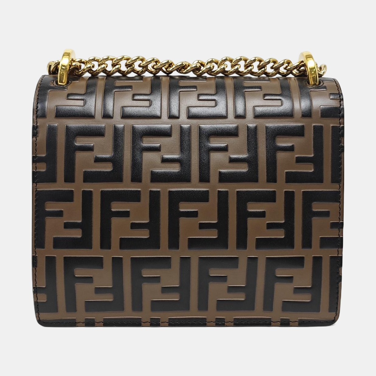 Kan U Small Calfskin Brown