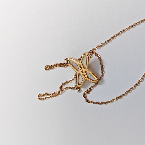 Jeux De Liens 18k Rose Gold Necklace