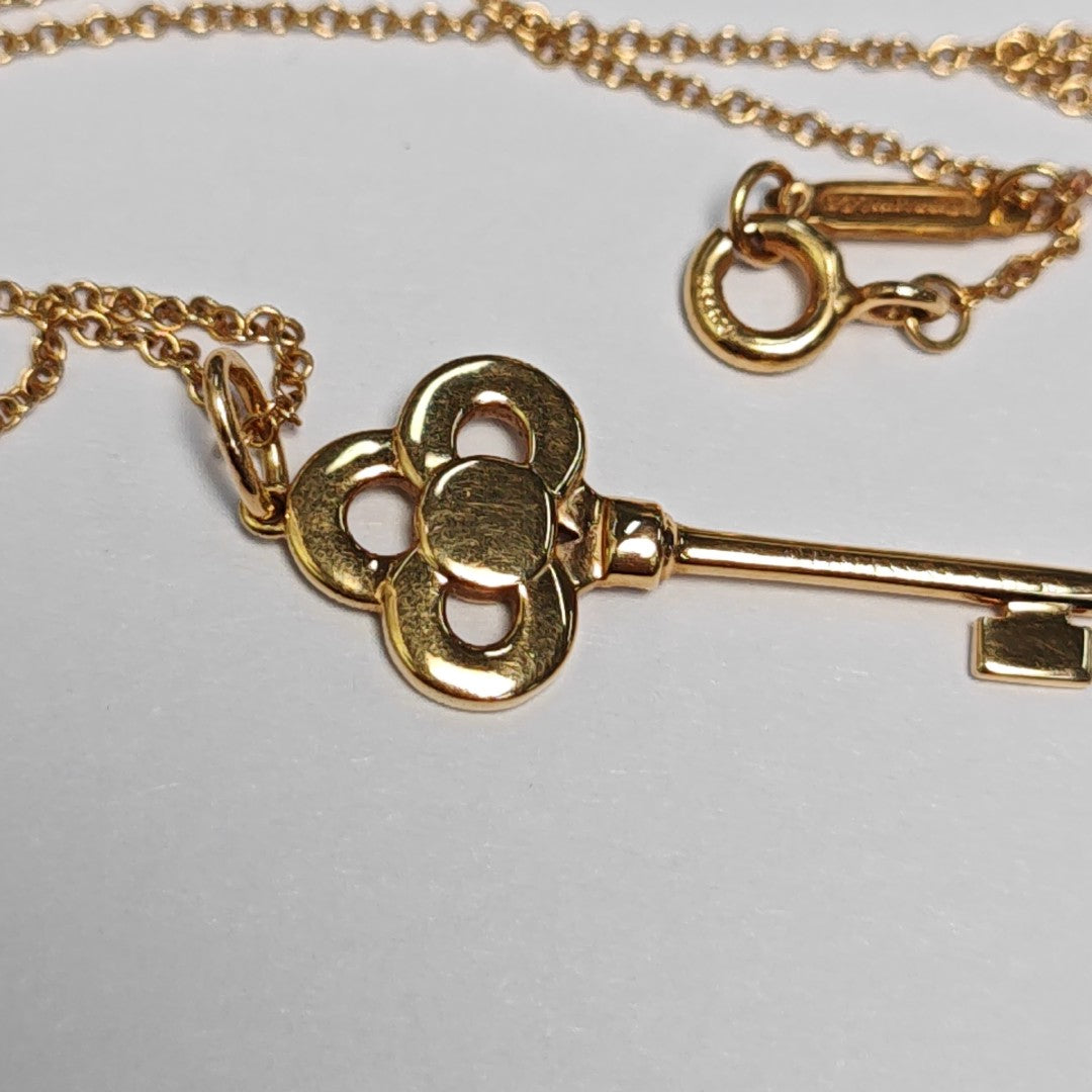 Tiffany Keys 18k Rose Gold Necklace