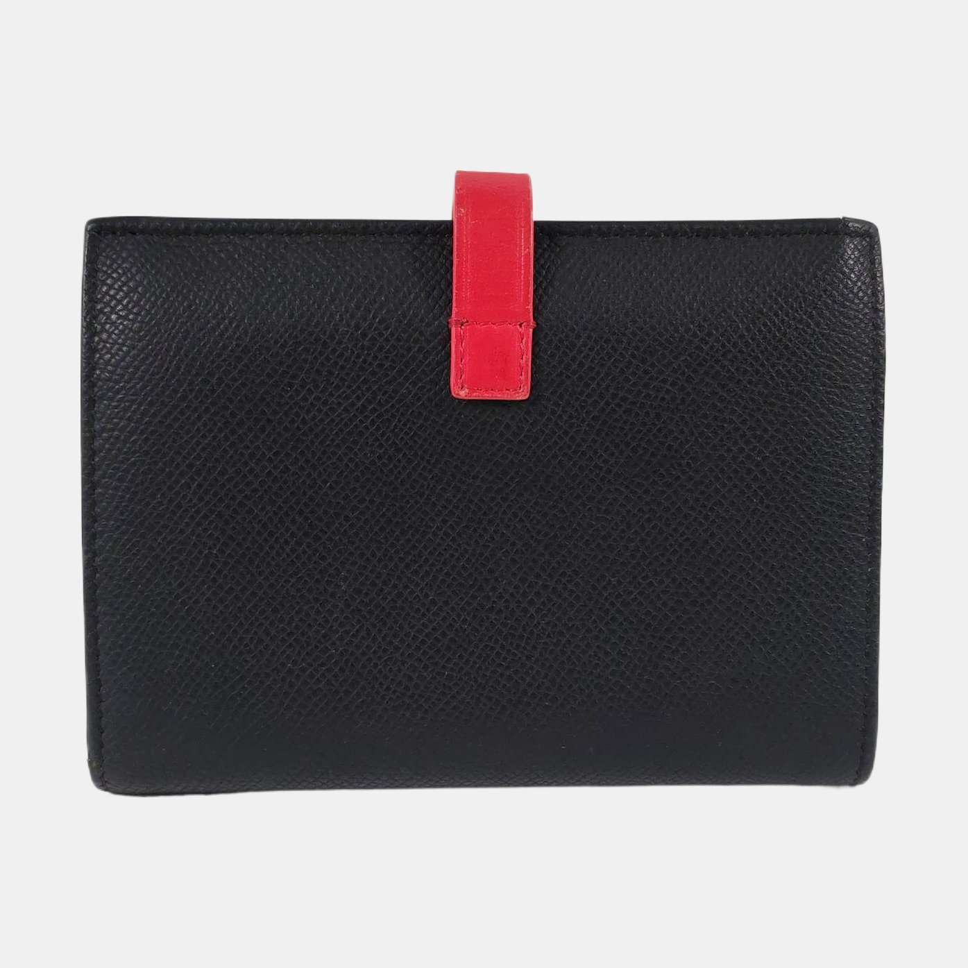 STRAP Calfskin Black Wallet
