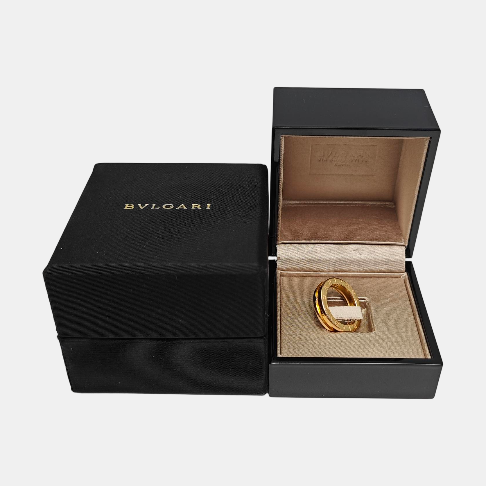 B.ZERO1 18k Rose Gold Ring EU 51