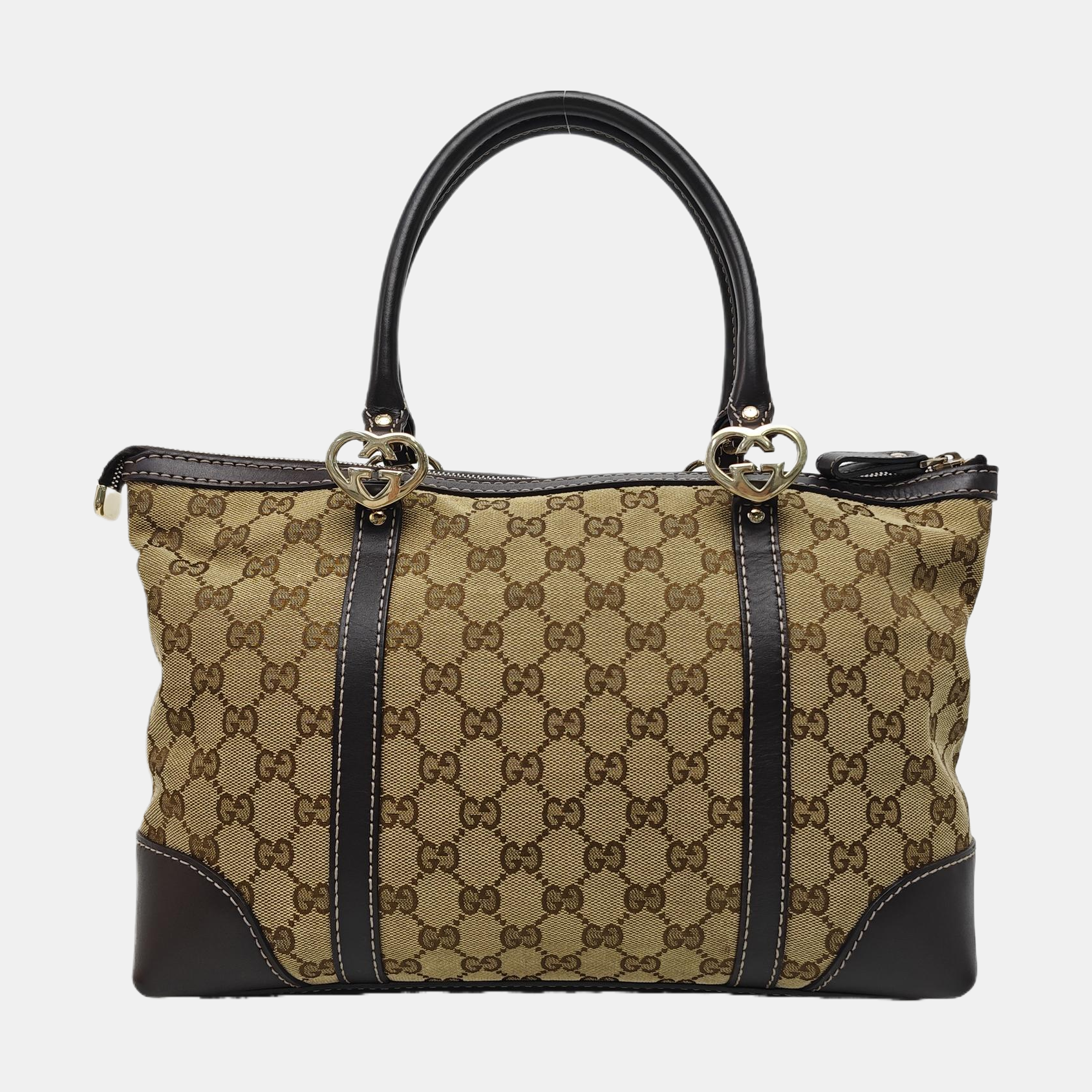 Lovely Small Monogram Canvas Brown