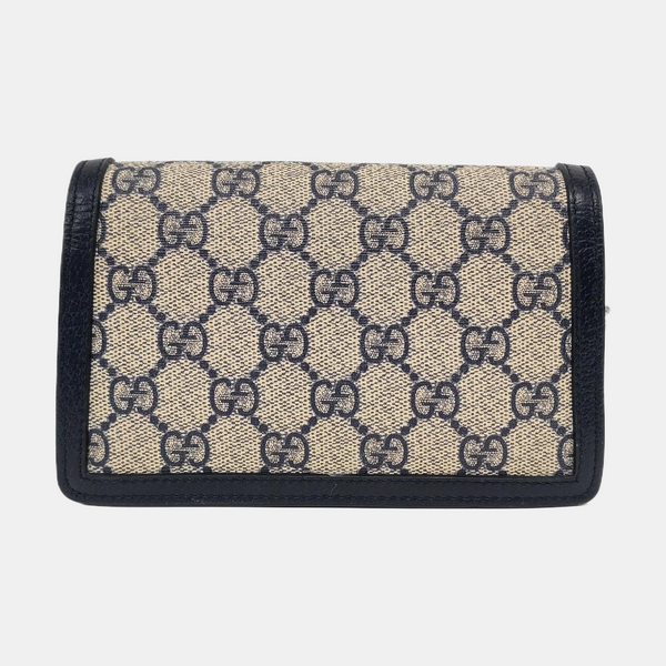 Dionysus Super Mini Monogram Coated Canvas Beige