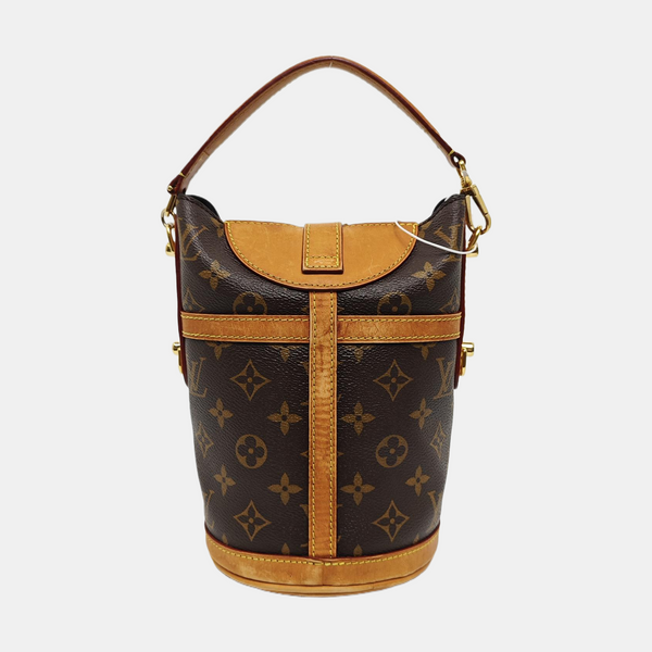 DUFFLE Monogram Coated Canvas Brown