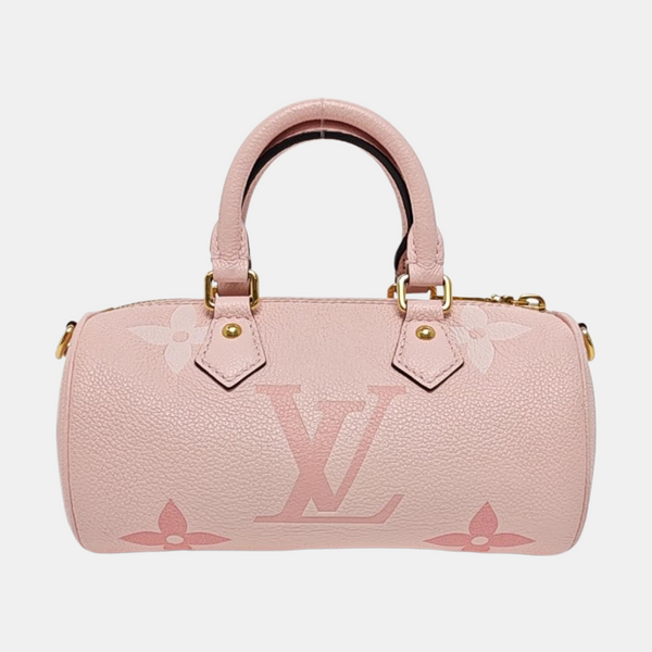 PAPILLON BB Monogram Calfskin Pink