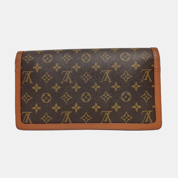 DAME GM Monogram Coated Canvas Brown
