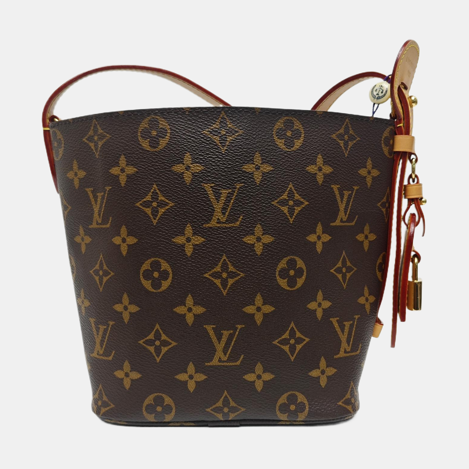 ALL IN Monogram Coated Canvas Brown