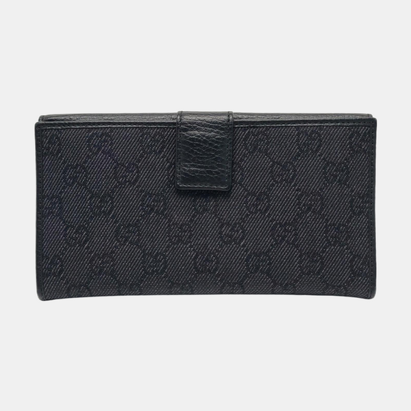 Swing Monogram Calfskin Black Wallet