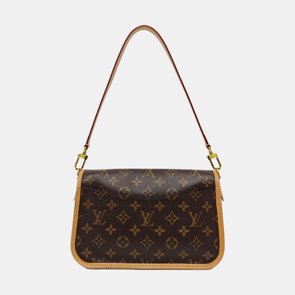 DIANE Monogram Coated Canvas Brown