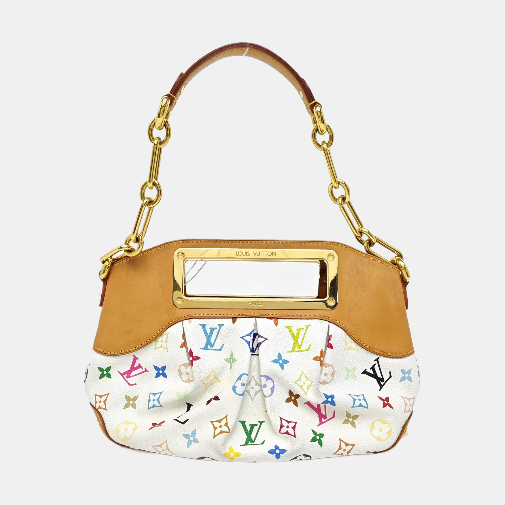 LV × TM JUDY PM Monogram Coated Canvas White