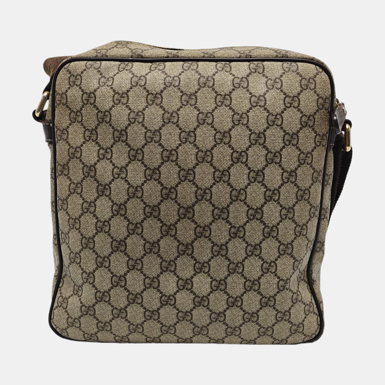 GG Supreme Monogram Coated Canvas Black