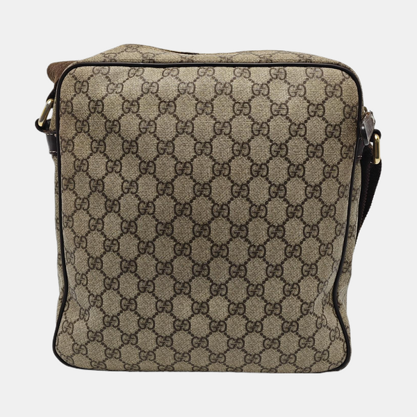 GG Supreme Monogram Coated Canvas Black