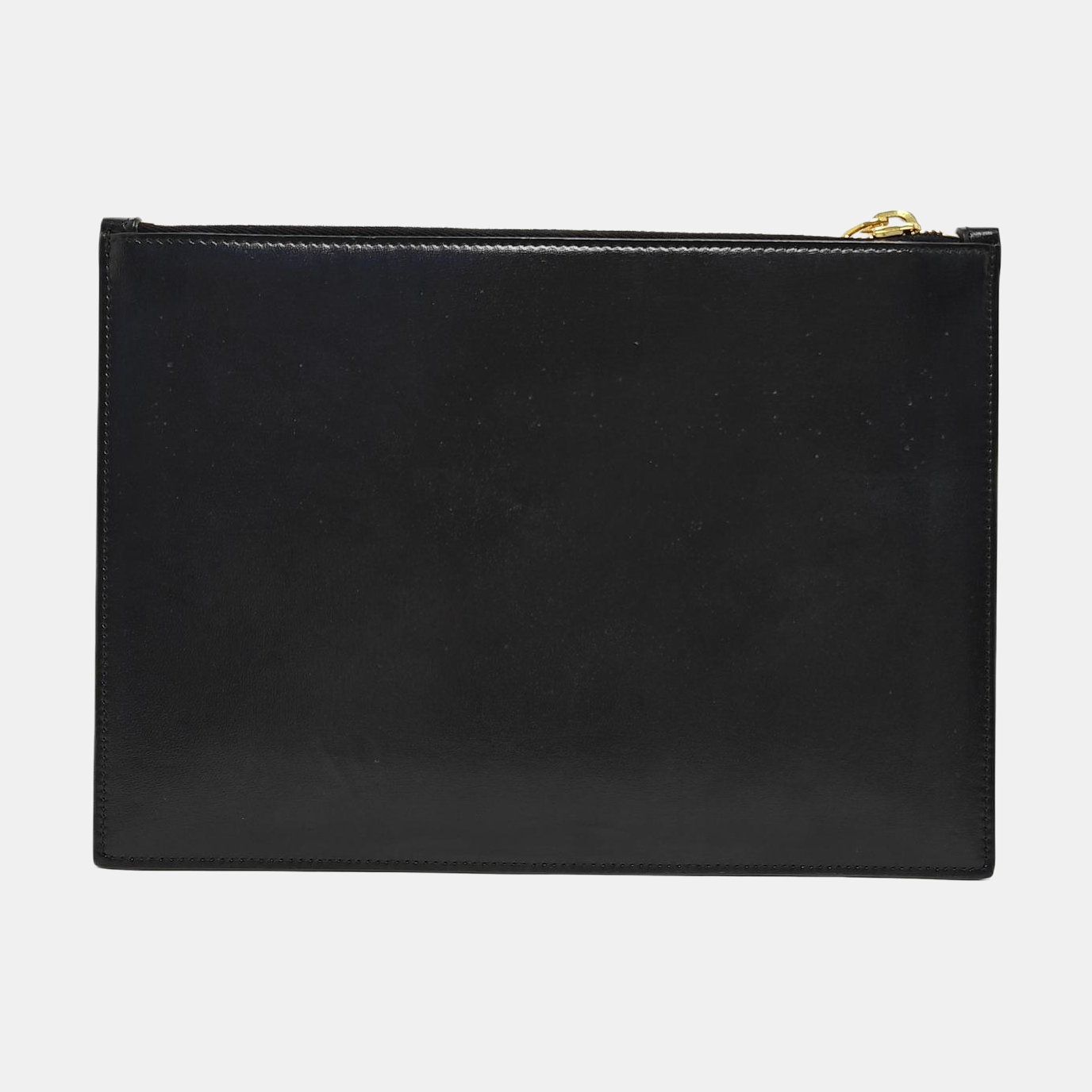Calfskin Clutch Medium Black