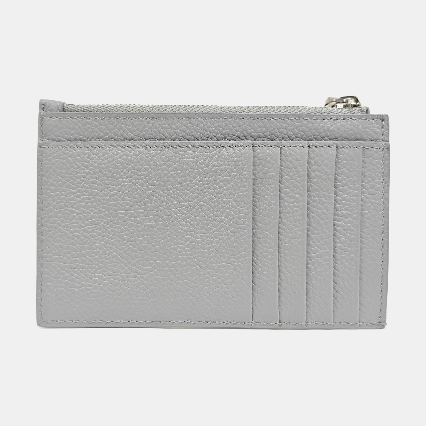 Cash Calfskin Gray Card Holder