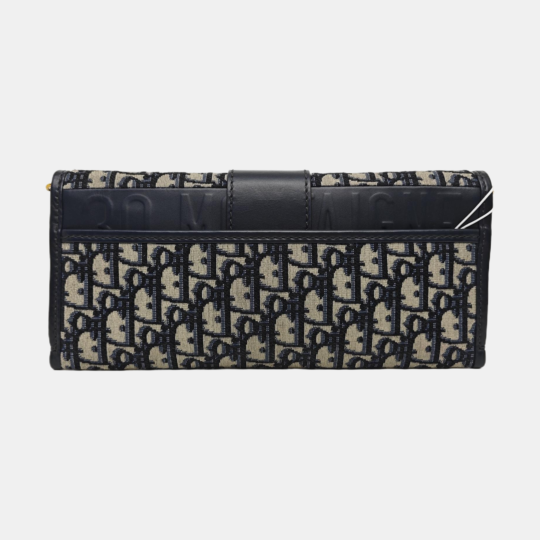 30 Montaigne Oblique Canvas Blue