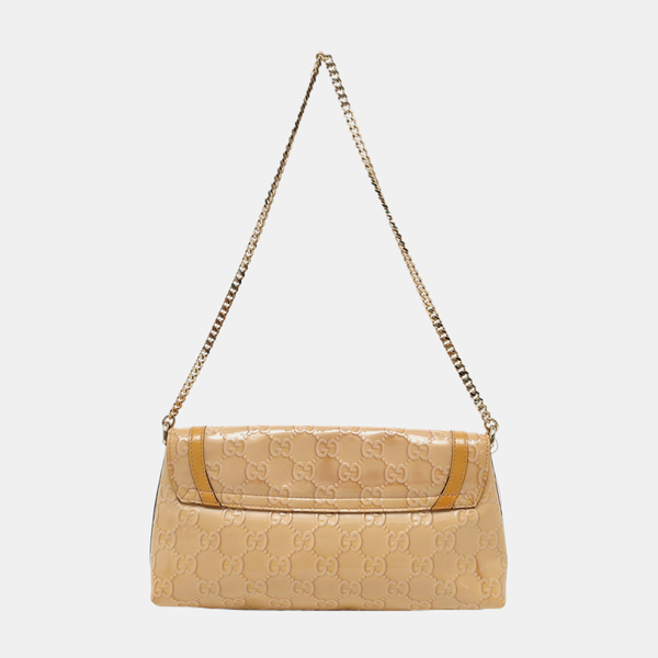 Monogram Patent Leather Beige