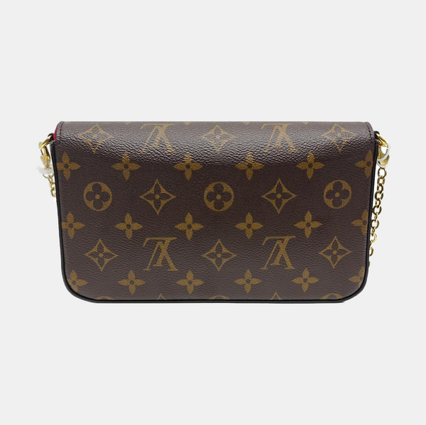 FÉLICIE Monogram Coated Canvas Brown
