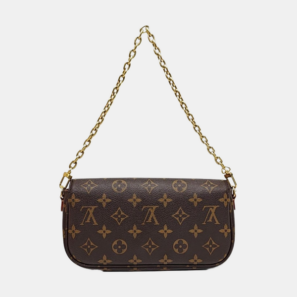 IVY Monogram Coated Canvas Brown