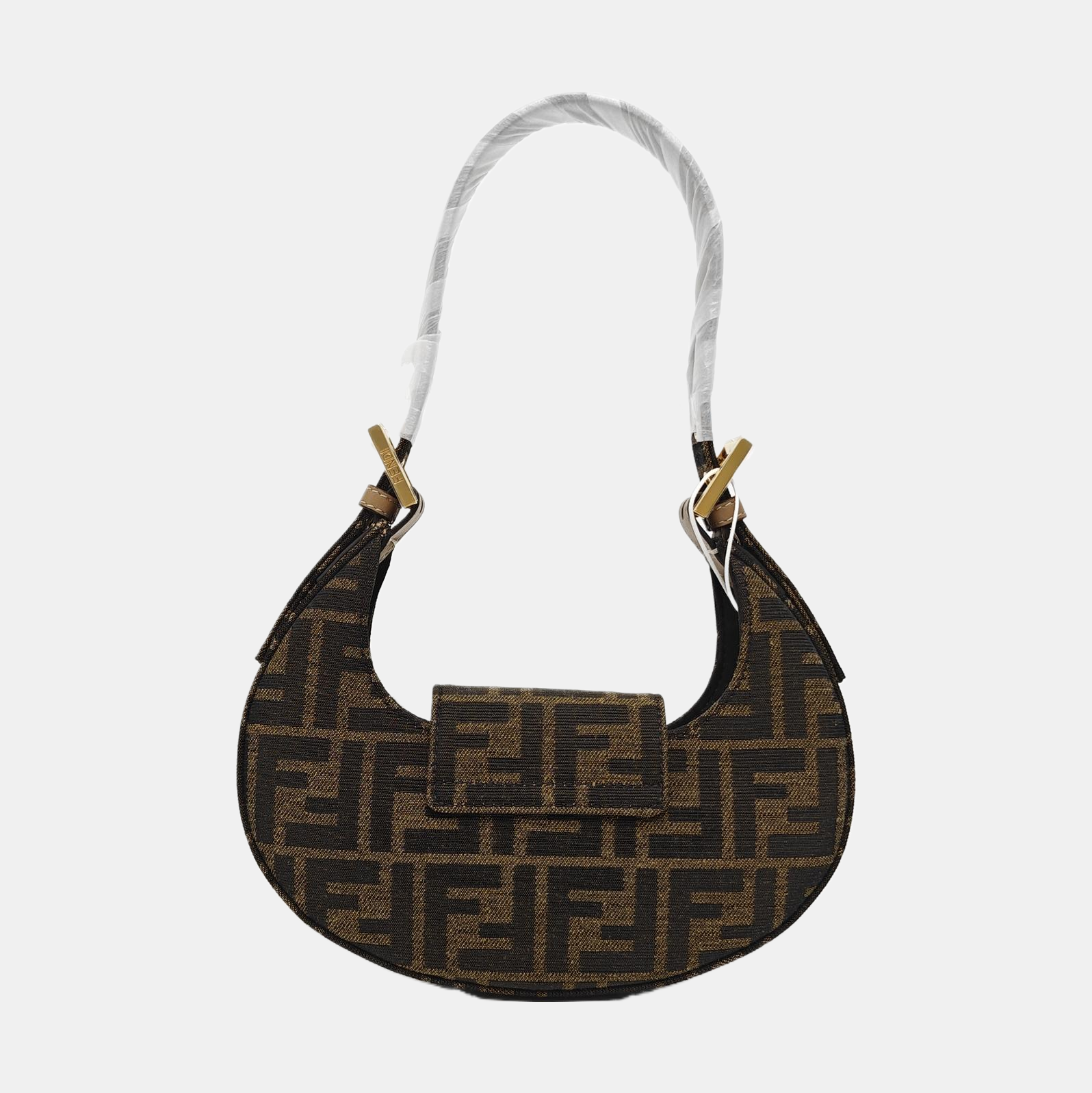 Cookie Mini Monogram Canvas Brown