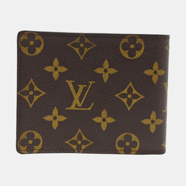 MARCO Monogram Coated Canvas Brown Wallet