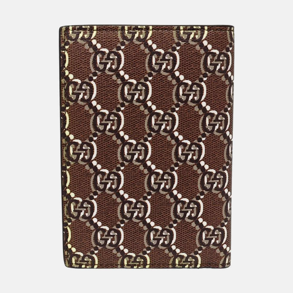 Monogram Coated Canvas Wallet Brown