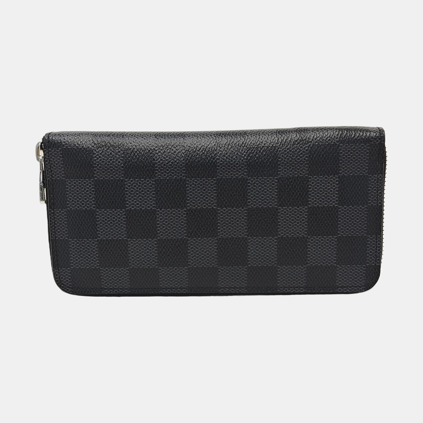 ZIPPY Damier Graphite Coated Canvas Gray