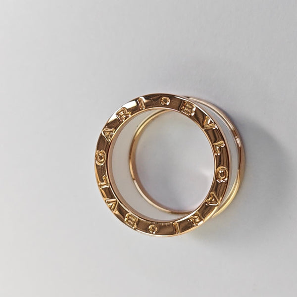 B.ZERO1 18k Rose Gold Ring EU 54
