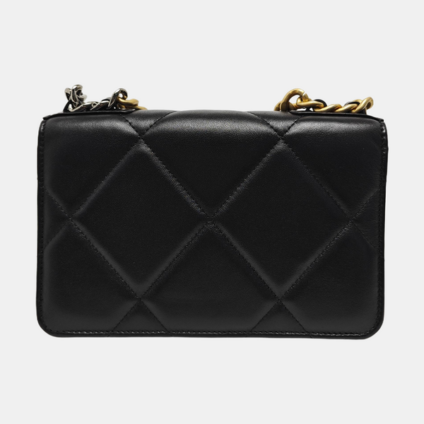CHANEL 19 WOC Quilted Lambskin Black