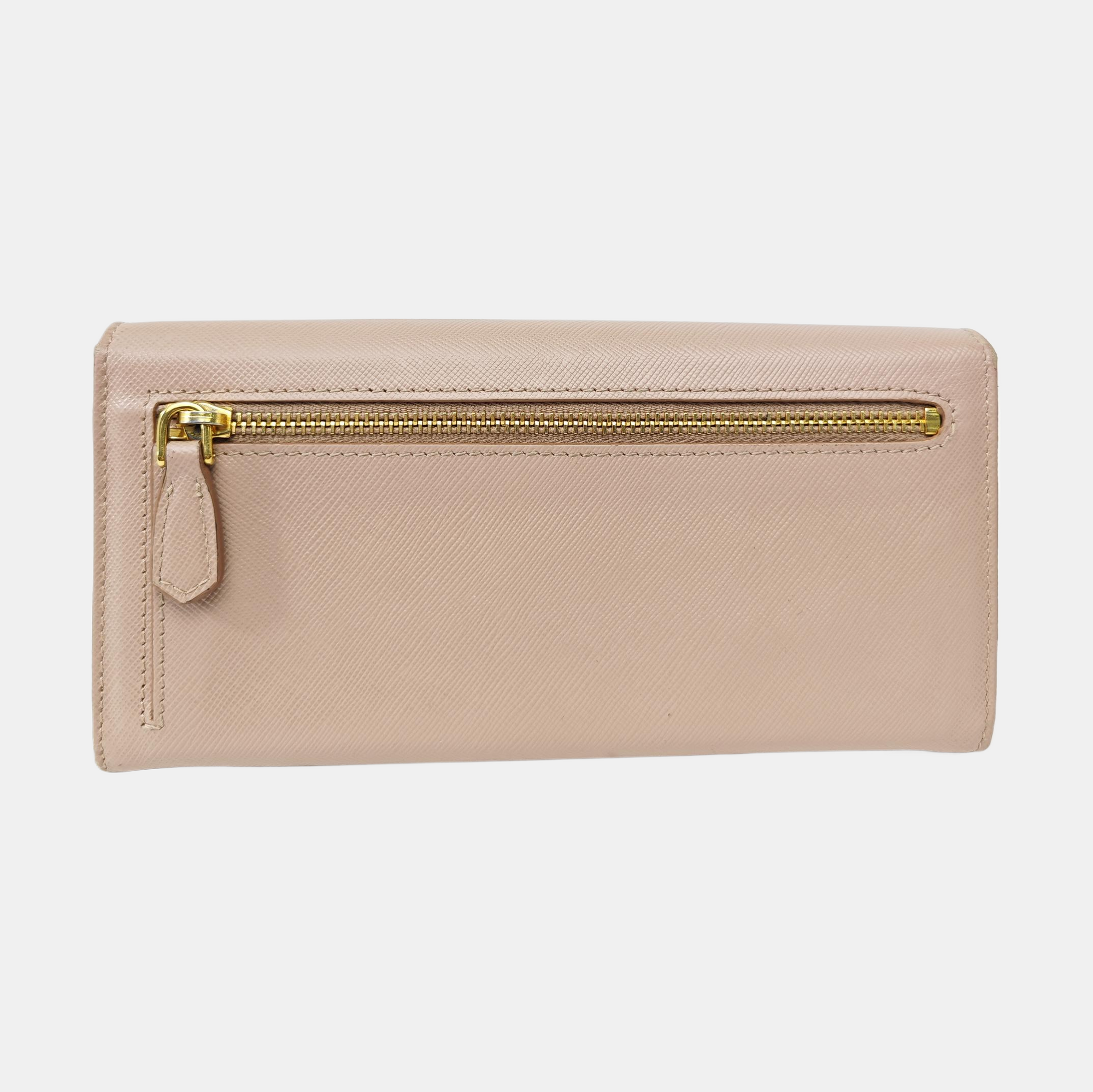 Saffiano Calfskin Wallet Pink