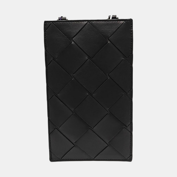 Leather Shoulder Bag Black