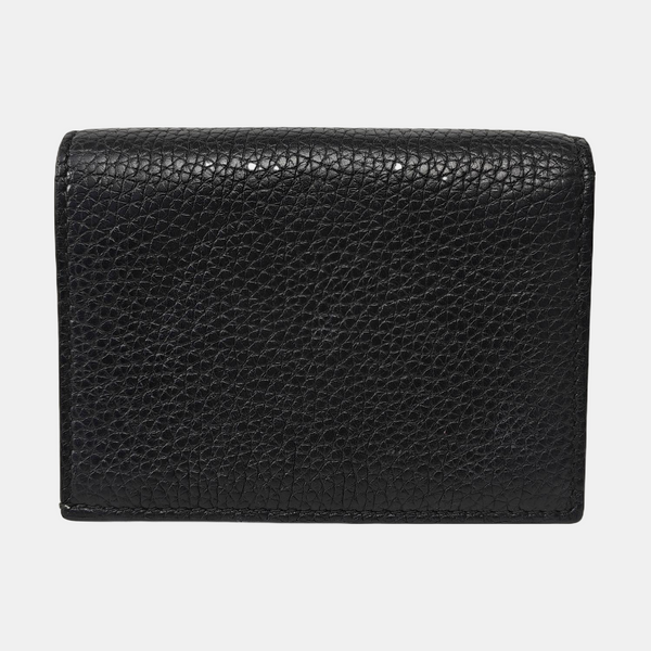 Animalier Calfskin Black Wallet