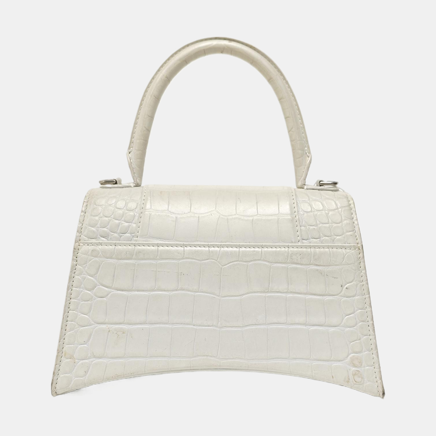 Hourglass S Calfskin White