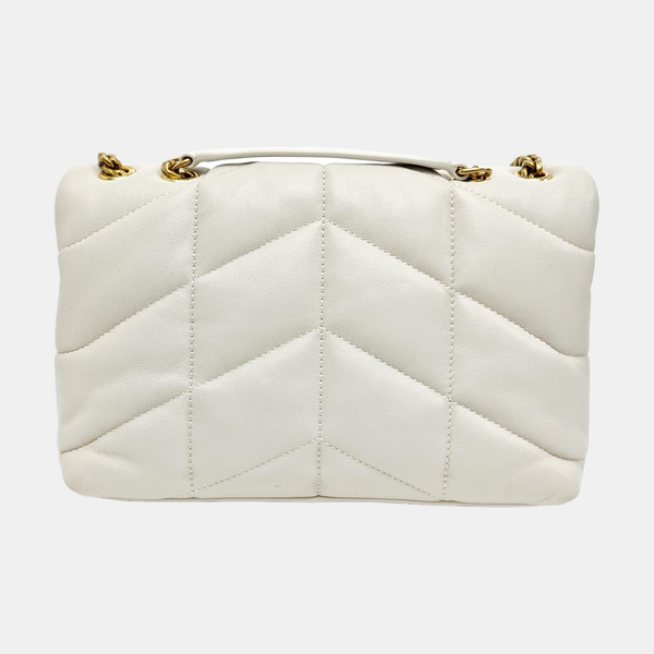 PUFFER Mini Quilted Lambskin Gray