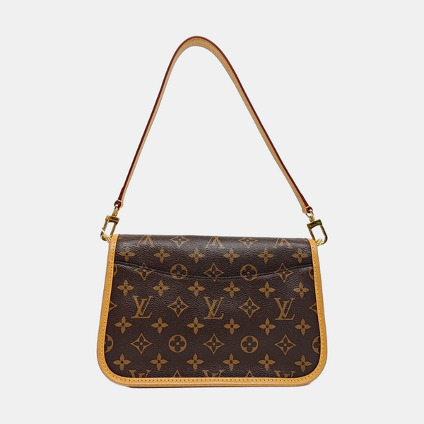 DIANE Monogram Coated Canvas Brown