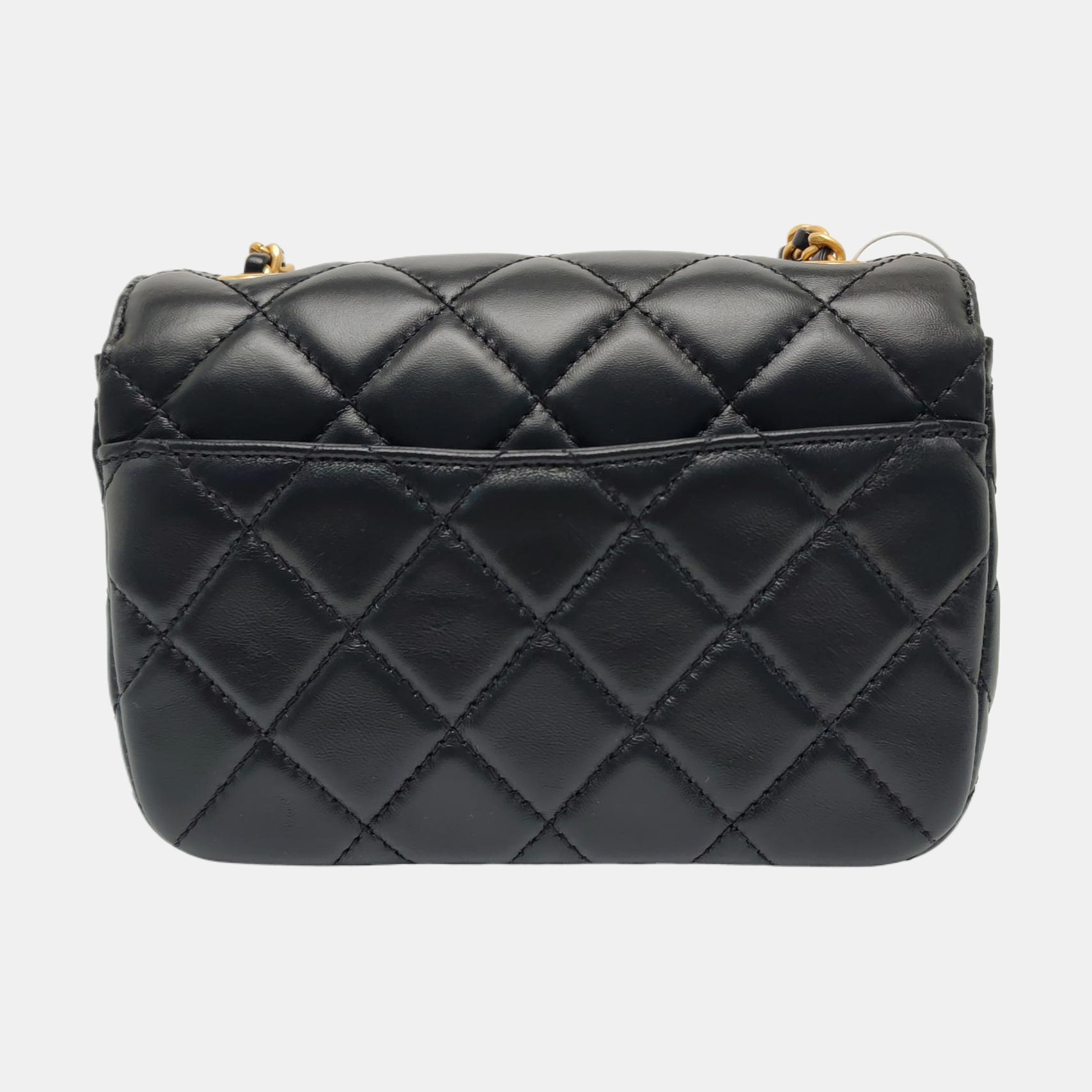 Mini Quilted Lambskin Black