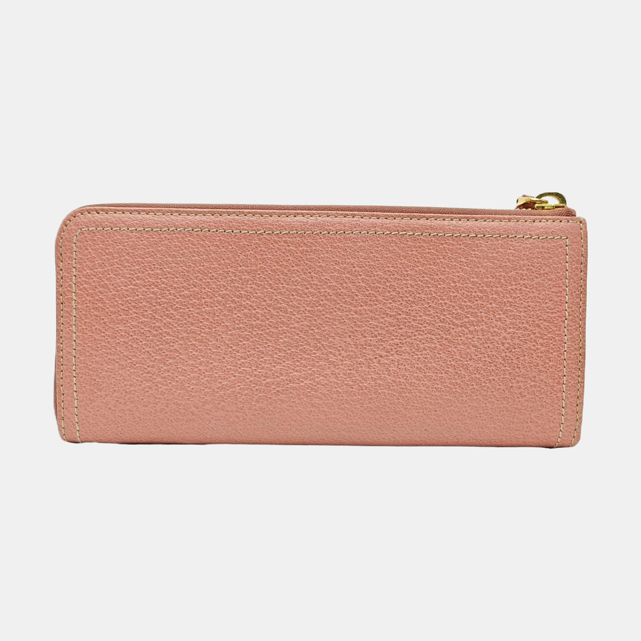 Zippy Wallet Calfskin Pink Wallet