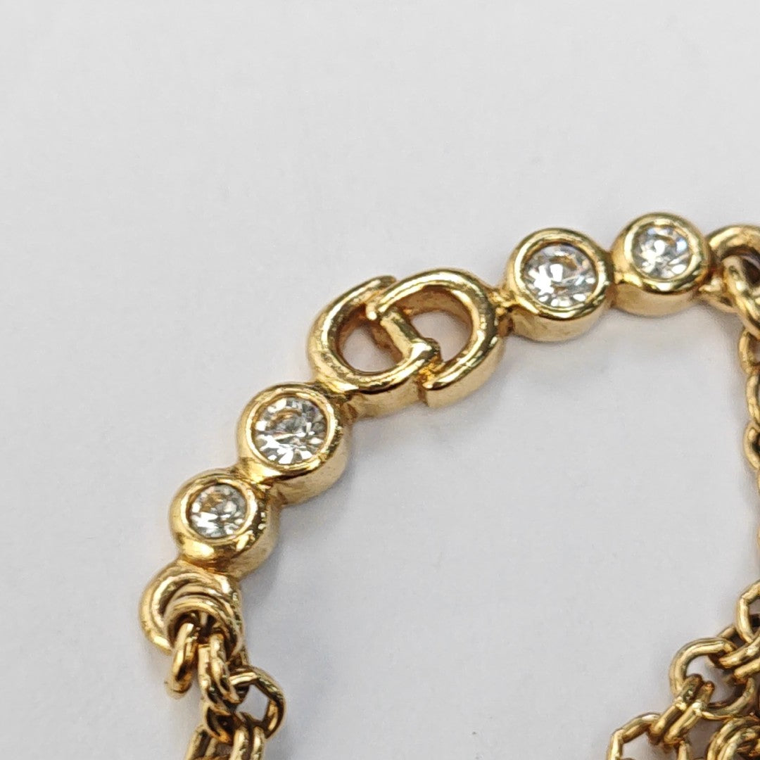 Petit CD Metal Gold Necklace