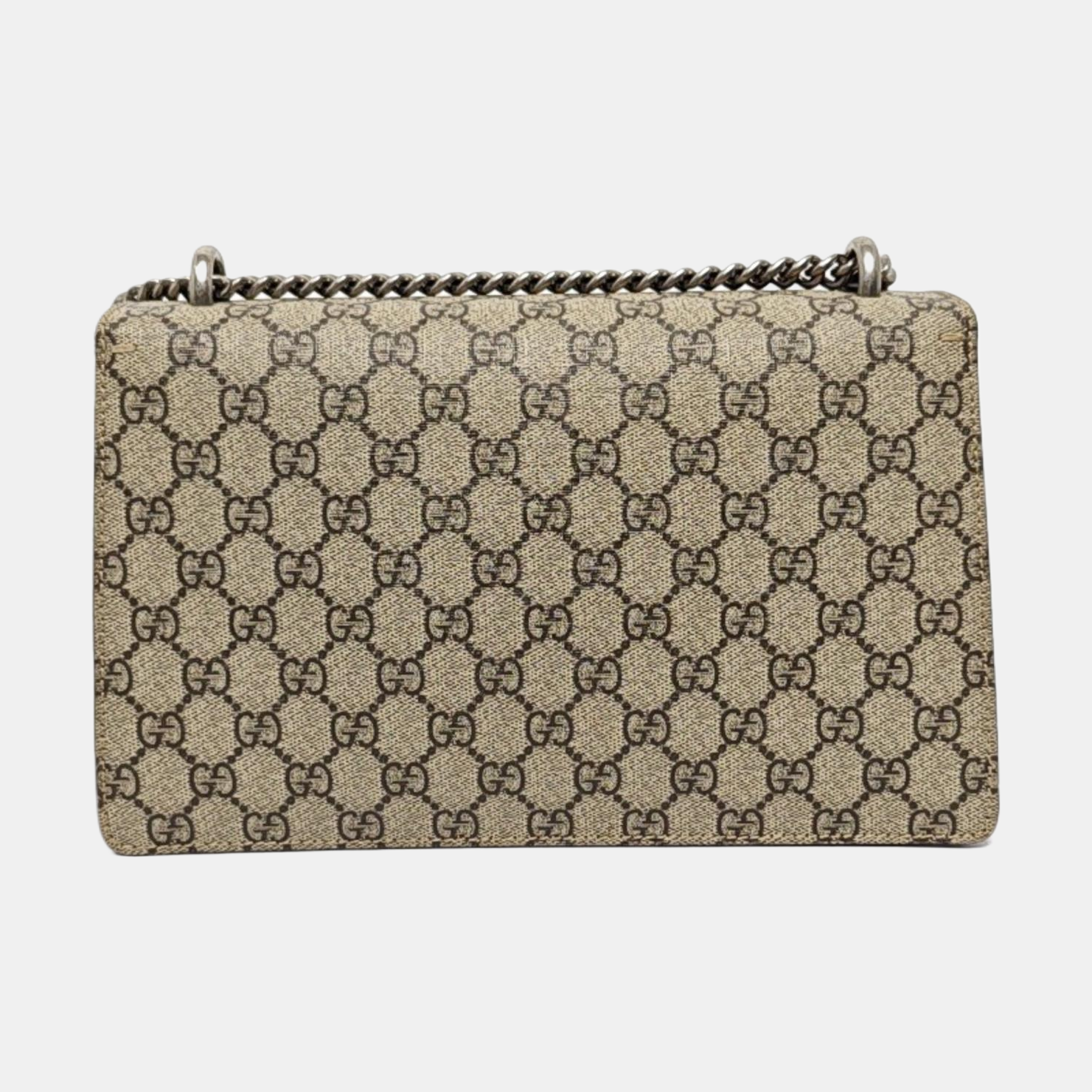 Authenticated pre-owned  Dionysus Small Monogram Coated Canvas Beige - Shoulder Bag at Looply