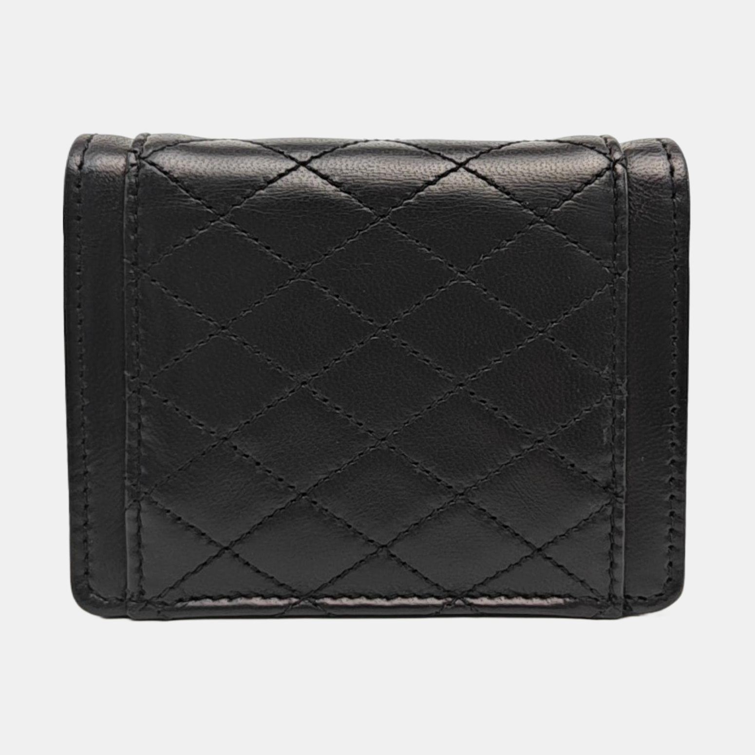 GABY Quilted Lambskin Black