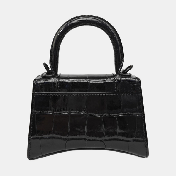 Hourglass Mini Calfskin Black