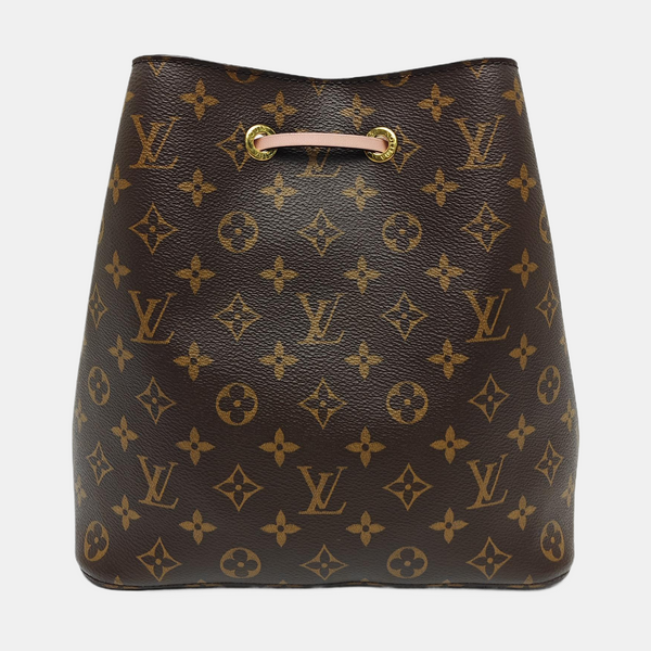 NÉONOÉ MM Monogram Coated Canvas Brown