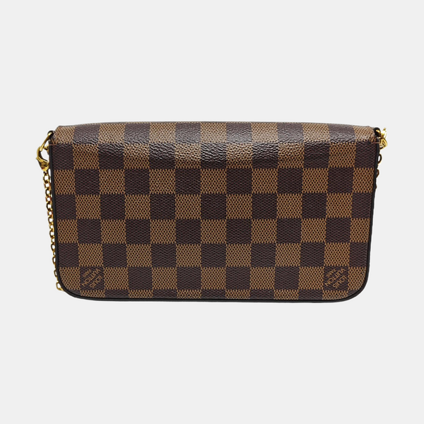 Authenticated pre-owned  Damier Ebene Coated Canvas Brown - Shoulder Bag at Looply