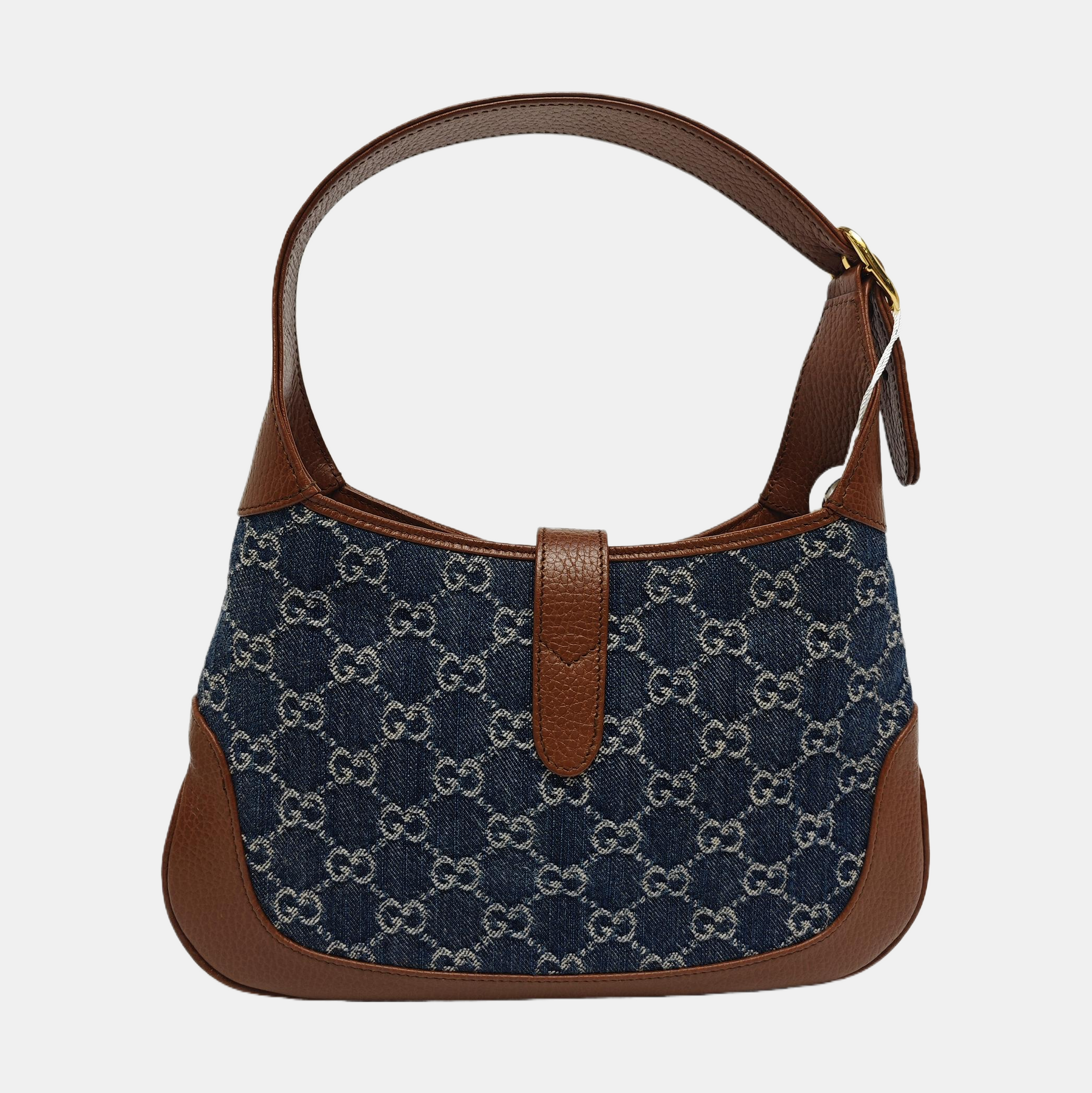 Jackie 1961 Small Monogram Denim Blue