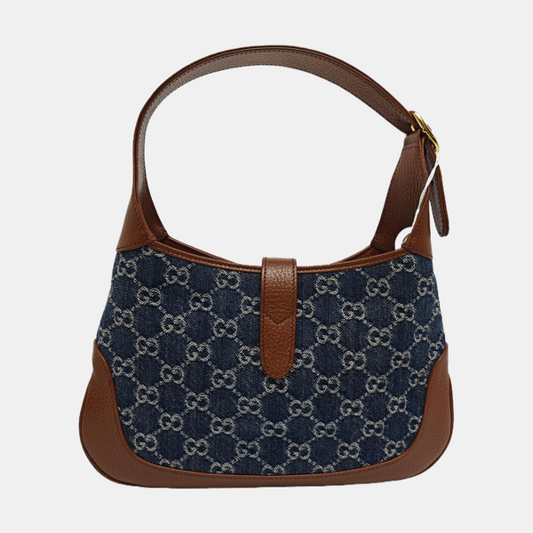 Jackie 1961 Small Monogram Denim Blue